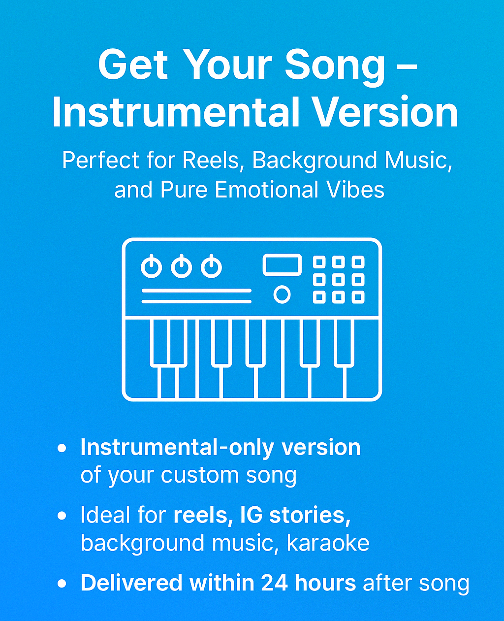 Get Your Song β Instrumental Version