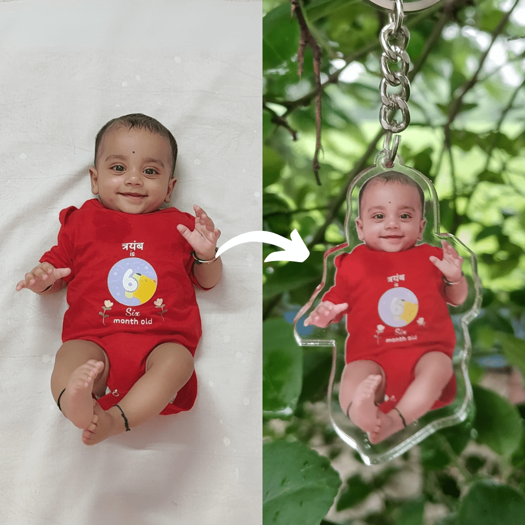 Custom Acrylic Keychain with Your Own Photo