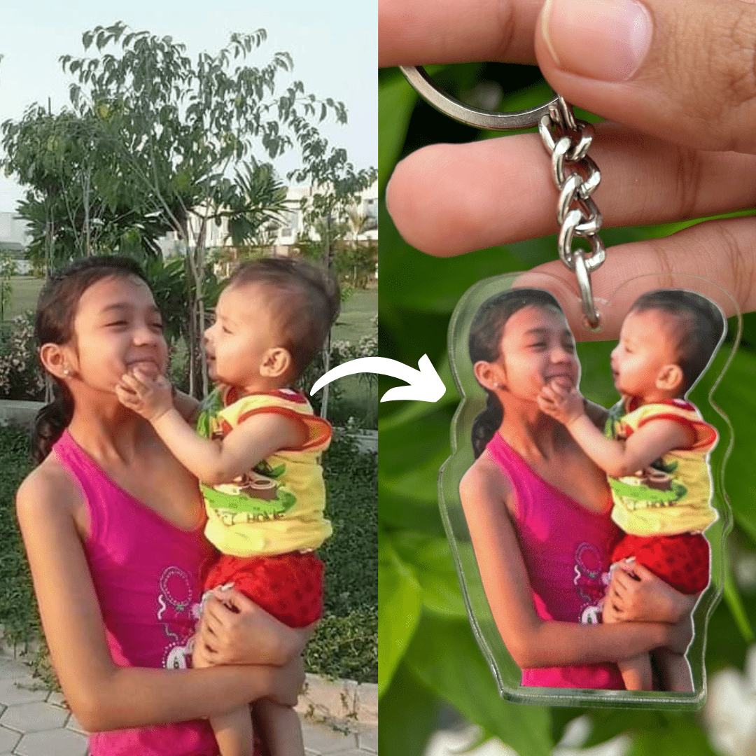 Custom Acrylic Keychain with Your Own Photo