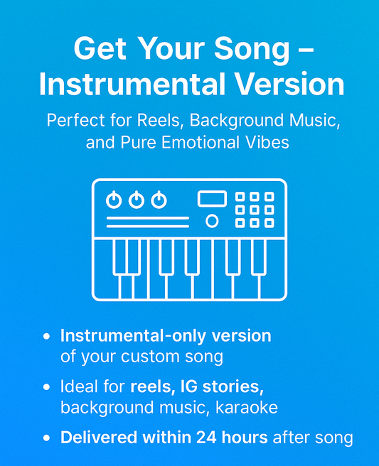 Get Your Song – Instrumental Version
