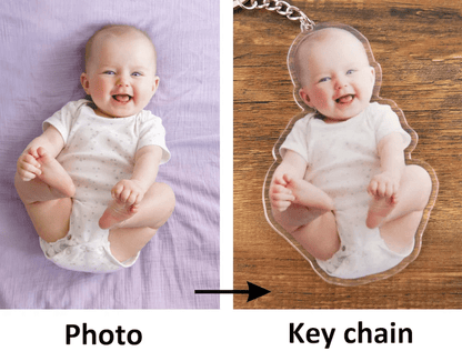 Custom Acrylic Keychain with Your Own Photo